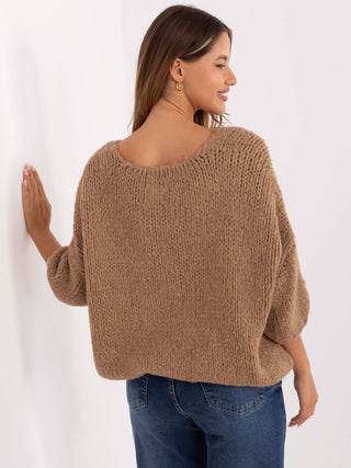 Sweter-IT-SW-7703.70-camelowy