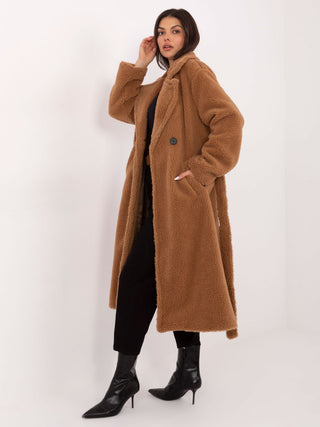 Płaszcz-IT-PL-97150.26-camelowy
