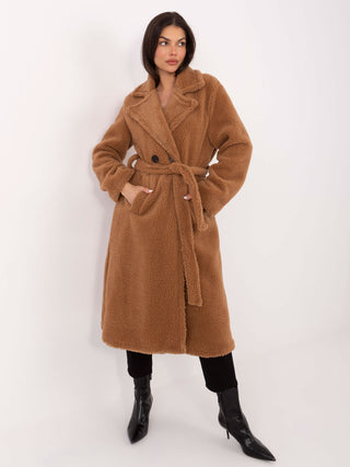 Płaszcz-IT-PL-97150.26-camelowy