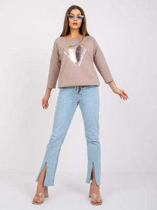 Bluzka-RV-BZ-0224.42-ciemny bezowy