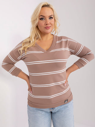 Bluzka-RV-BZ-9183.87-ciemny bezowy