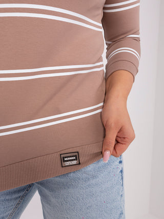 Bluzka-RV-BZ-9183.87-ciemny bezowy