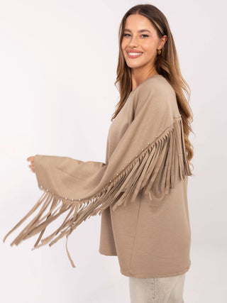 Bluzka-IT-BZ-21695.10-ciemny bezowy