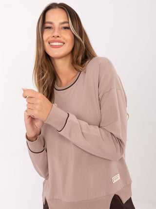 Bluzka-RV-BZ-A905.36-ciemny bezowy