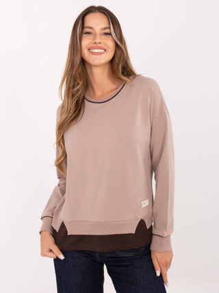 Bluzka-RV-BZ-A905.36-ciemny bezowy