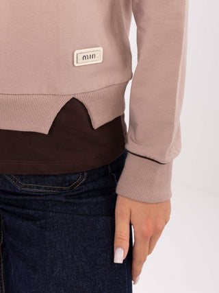 Bluzka-RV-BZ-A905.36-ciemny bezowy