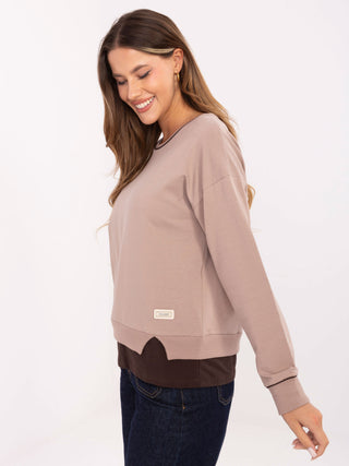 Bluzka-RV-BZ-A905.36-ciemny bezowy