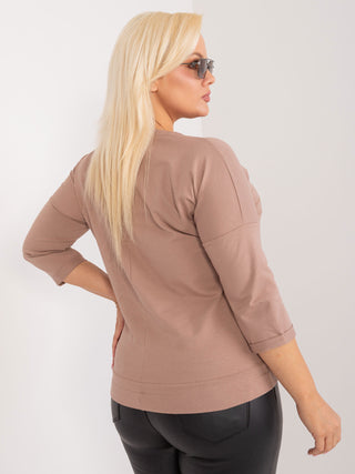 Bluzka-RV-BZ-9361.73-ciemny bezowy