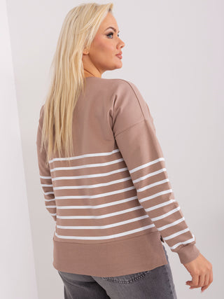 Bluzka-RV-BZ-9162.87P-ciemny bezowy