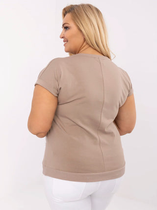 Bluzka-RV-BZ-A543.94-ciemny bezowy