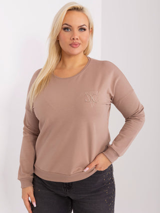 Bluzka-RV-BZ-9312.28P-ciemny bezowy