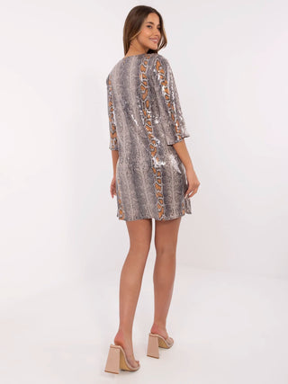 Sukienka-LK-SK-509940.55-ciemny bezowy