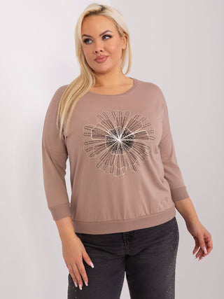 Bluzka-RV-BZ-9192.28-ciemny bezowy