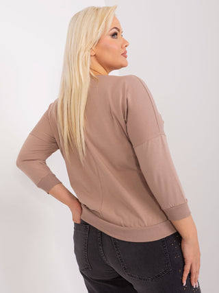 Bluzka-RV-BZ-9192.28-ciemny bezowy