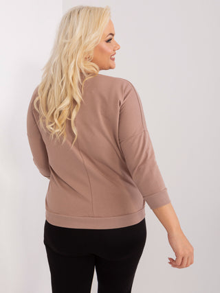 Bluzka-RV-BZ-9140.84-ciemny bezowy