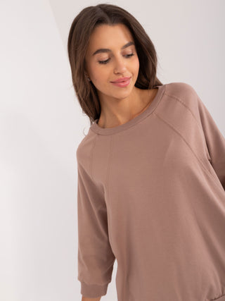 Bluzka-RV-BZ-9494.86-ciemny bezowy