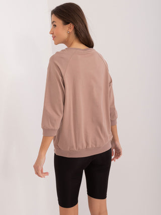 Bluzka-RV-BZ-9494.86-ciemny bezowy