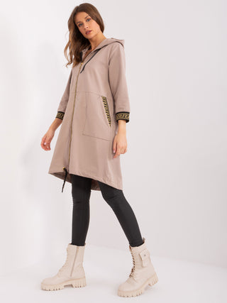 Bluza-PM-BL-6792.96P-ciemny bezowy