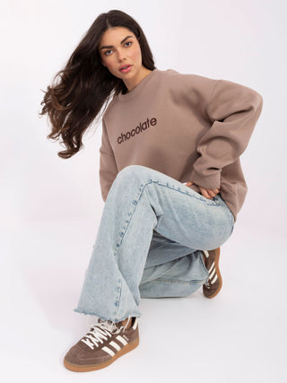 Bluza-RV-BL-A1036.22-ciemny bezowy