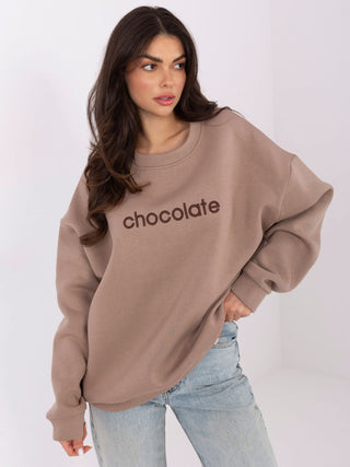 Bluza-RV-BL-A1036.22-ciemny bezowy