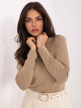 Bluzka-IT-BZ-15368-1.04-ciemny bezowy