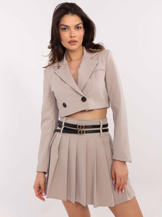 Spódnica-DHJ-SD-8765.26-ciemny bezowy