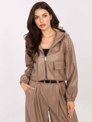 Kurtka-IT-KR-FL9729.15P-ciemny bezowy