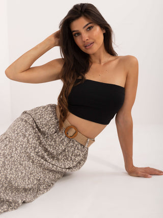 Spódnica-DHJ-SD-3000.19-ciemny bezowy