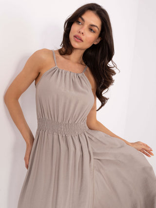 Sukienka-MI-SK-A1845.95-ciemny bezowy