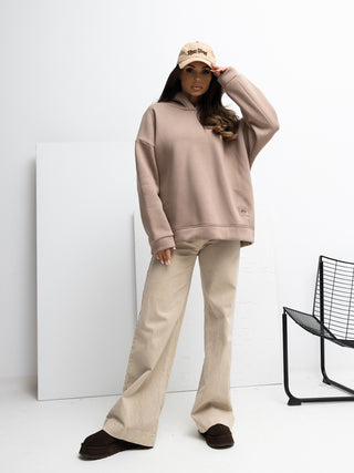 Bluza-RV-BL-A1037.12-ciemny bezowy
