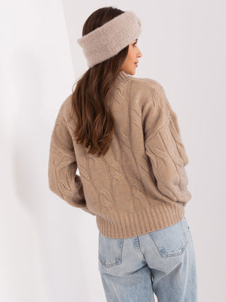 Opaska-D90012Y72031B-ciemny bezowy