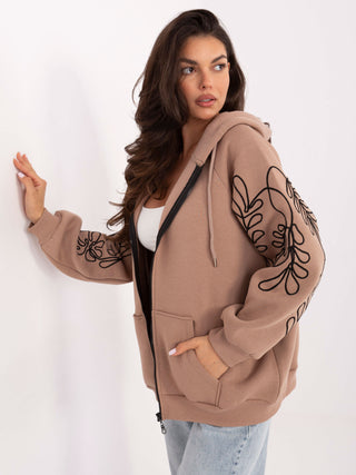 Bluza-RV-BL-A911.22-ciemny bezowy