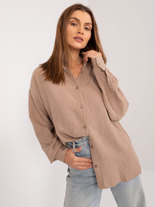 Koszula-FA-KS-9152.30-ciemny bezowy