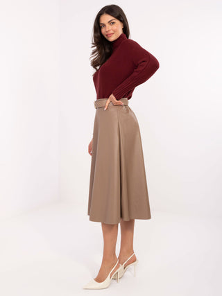 Spódnica-DHJ-SD-A1997.76-ciemny bezowy