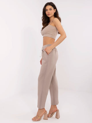 Spodnie-DHJ-SP-20523.66P-ciemny bezowy