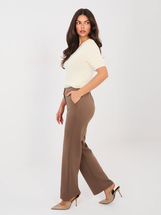 Spodnie-IT-SP-22209.15-ciemny bezowy