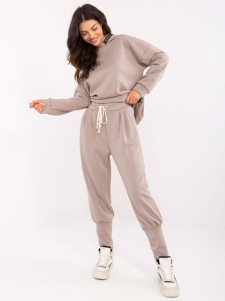 Spodnie-MI-SP-61700.80P-ciemny bezowy