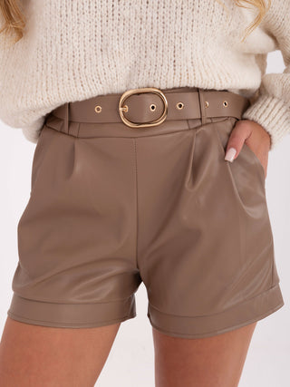 Szorty-IT-SN-FL8701.97-ciemny bezowy