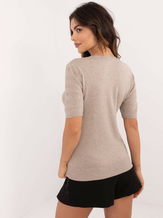 Sweter-PM-SW-B-635.22-ciemny bezowy