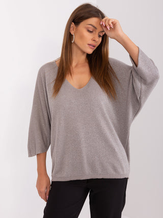 Sweter-GL-SW-DY9517.29-ciemny bezowy