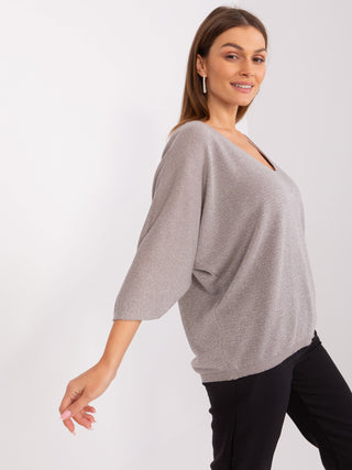 Sweter-GL-SW-DY9517.29-ciemny bezowy