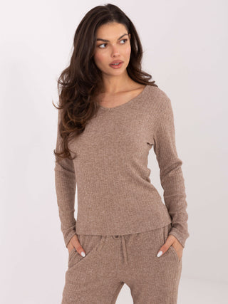 Sweter-SM-SW-A1568.79-ciemny bezowy