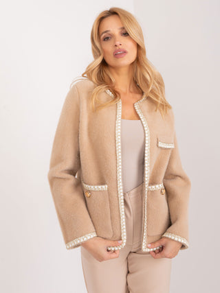 Żakiet-MBM-ZT-50220.07-ciemny bezowy