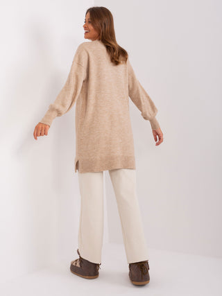 Sweter-TO-SW-1310.00P-ciemny bezowy