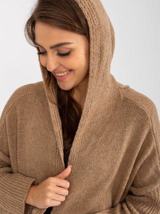 Kardigan-TW-SW-BI-M56.35-ciemny bezowy