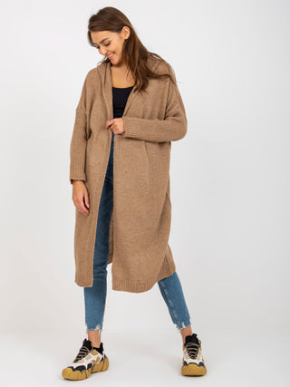 Kardigan-TW-SW-BI-M56.35-ciemny bezowy