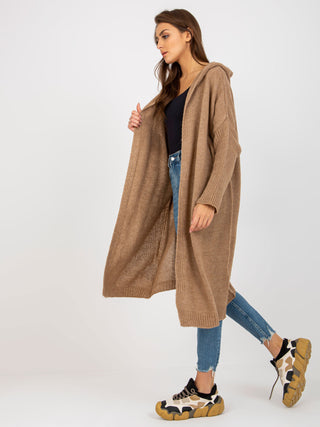 Kardigan-TW-SW-BI-M56.35-ciemny bezowy