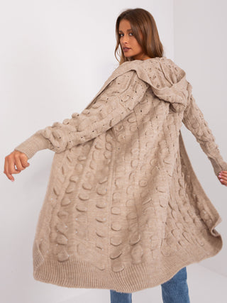 Kardigan-BA-SW-8026.93P-ciemny bezowy