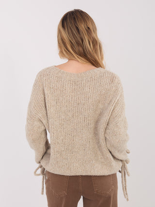 Sweter-MI-SW-1512.28-ciemny bezowy