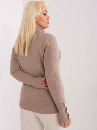 Sweter-PM-SW-PM781.13-ciemny bezowy